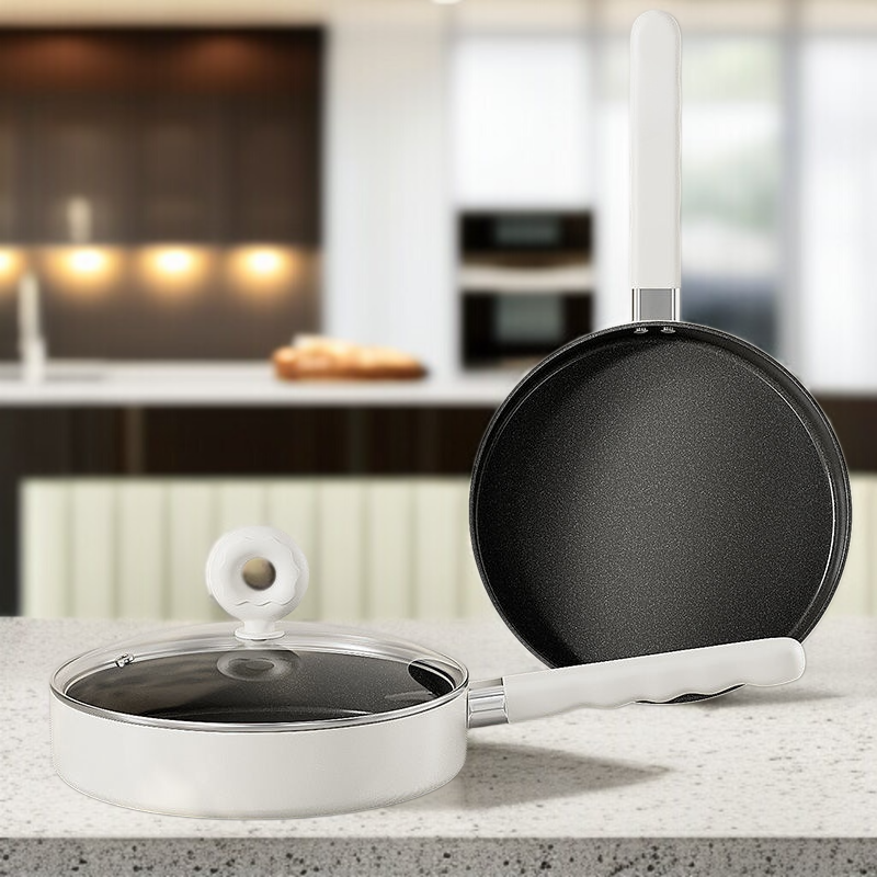 NonStick Fluoride Coated Pan Pan Pan Stable Grip Household Multifunctional NonStick