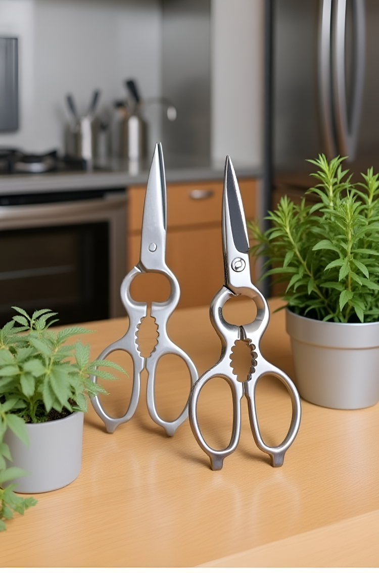 녹 방지 처리된 스테인리스 가위