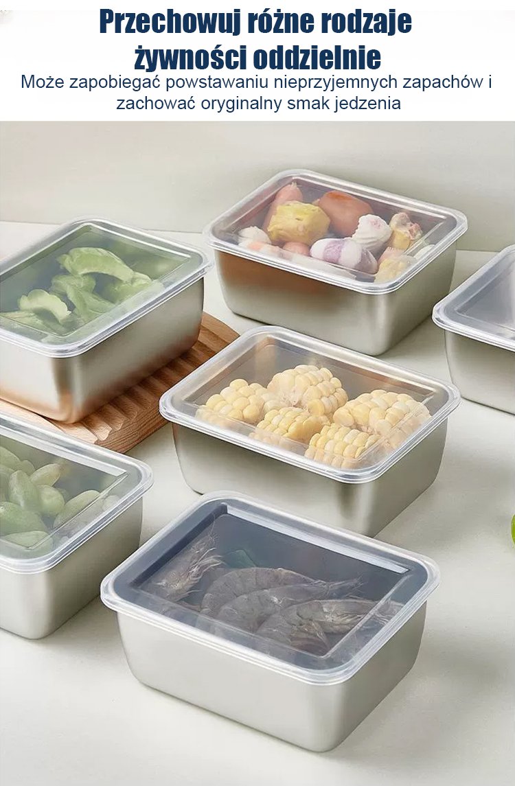 Nowoczesny pojemnik na żywność z hermetycznym zamknięciem