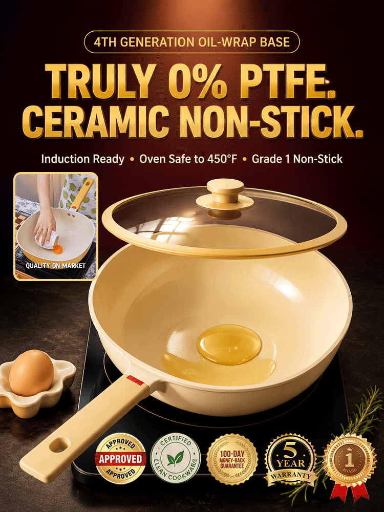 Lightweight Household Ceramic Non-Stick Pan