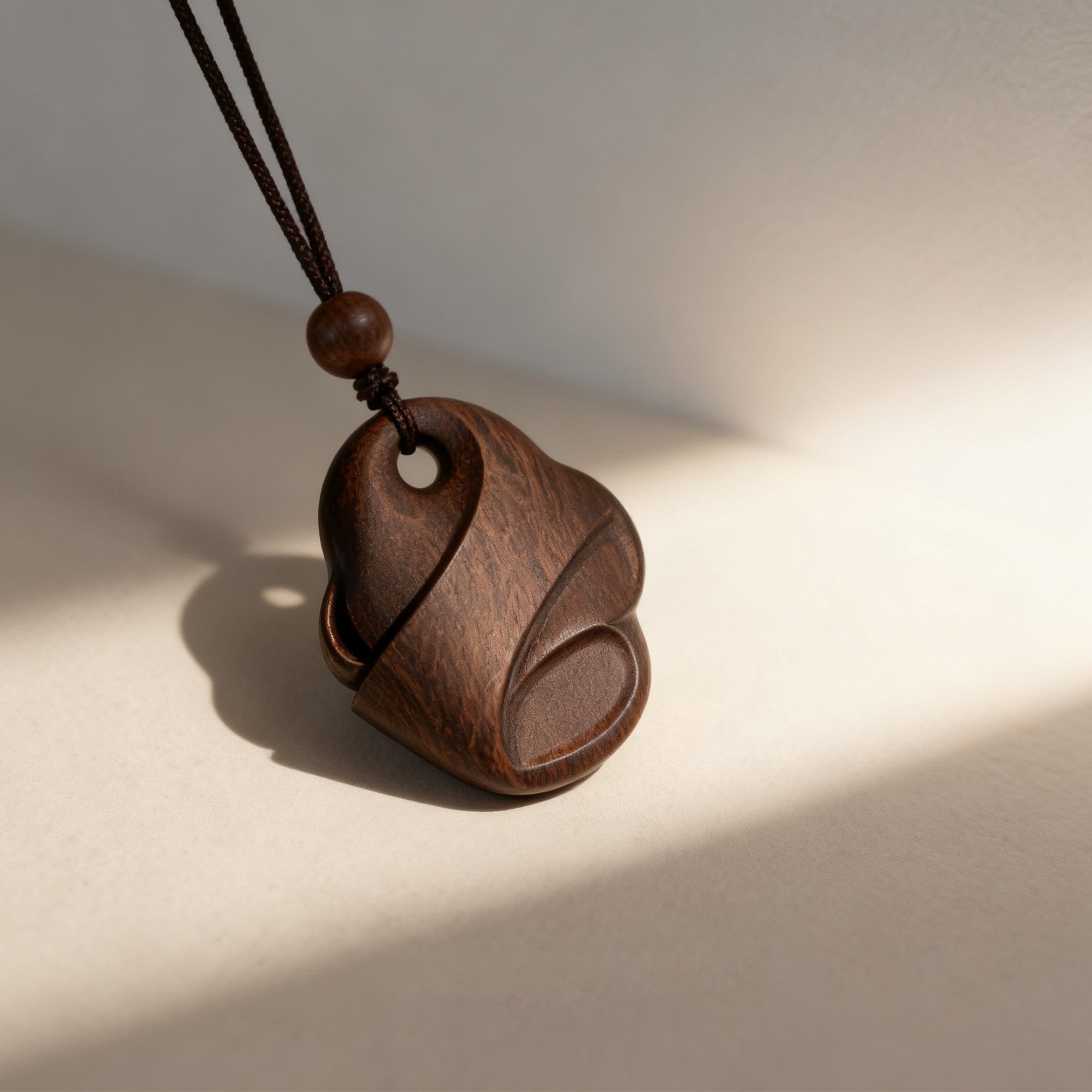 檀木車用吊り飾りの高級感あふれるデザイン