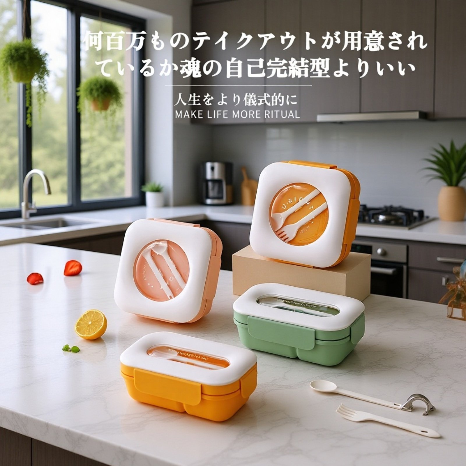 電子レンジ対応 食品級角型蓋付き弁当箱