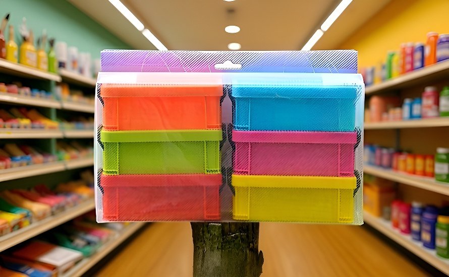 강력한 잠금장치가 적용된 수납함 클로즈업