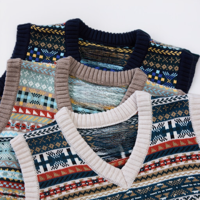 سترة مريحة مصنوعة من مزيج الصوف الطبيعي