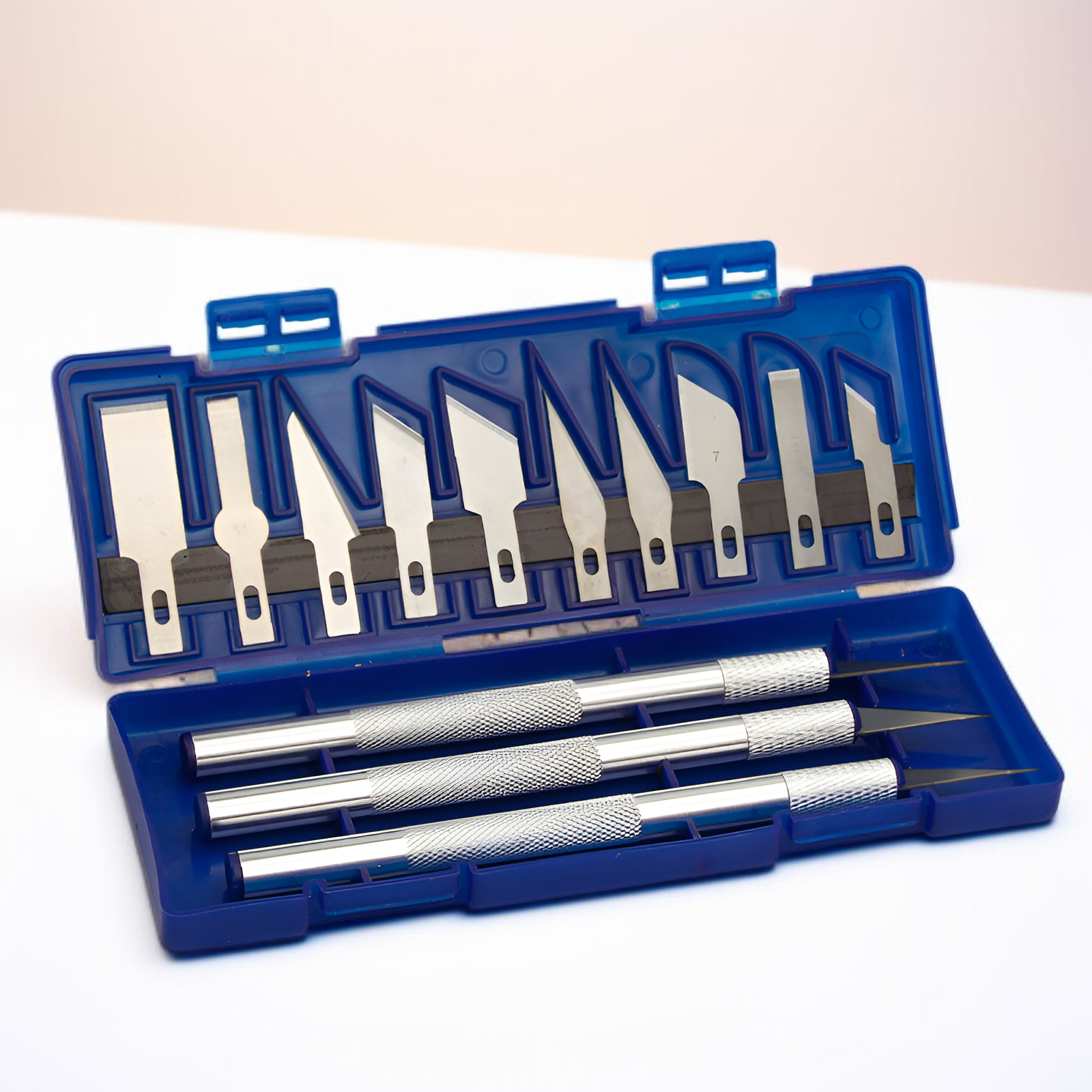 13-piece aluminum alloy carving knife set