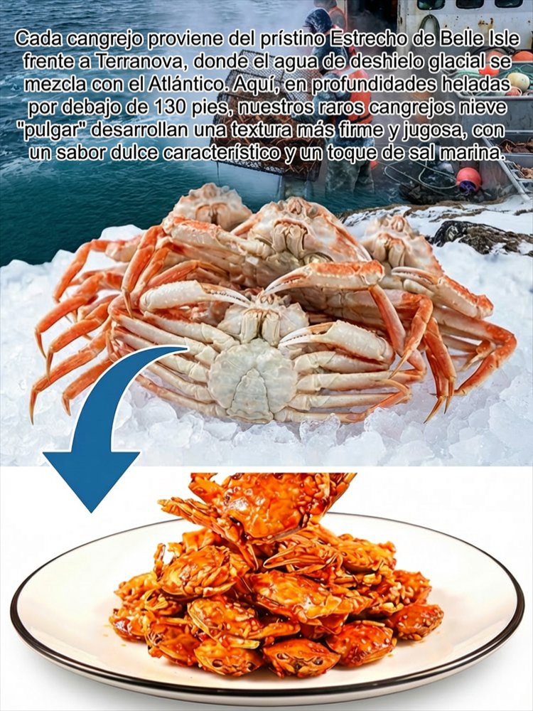 Botanas de Cangrejo de Mar Picante - Ricas en Proteína, Bajas en Sodio