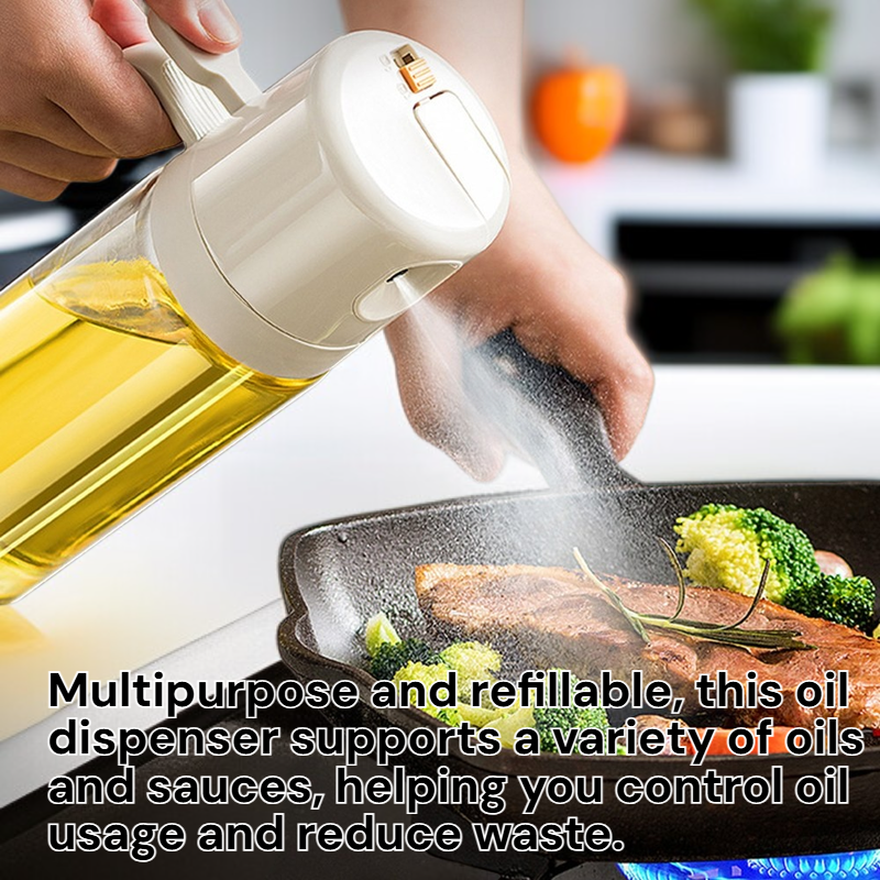 Glass Oil Spray Bottle for Kitchen Home Use
