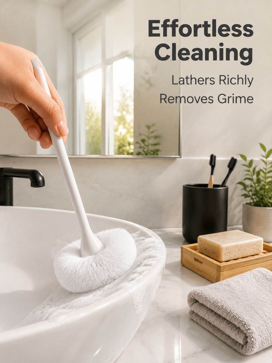 Bathroom Cloud Cleaning Brush