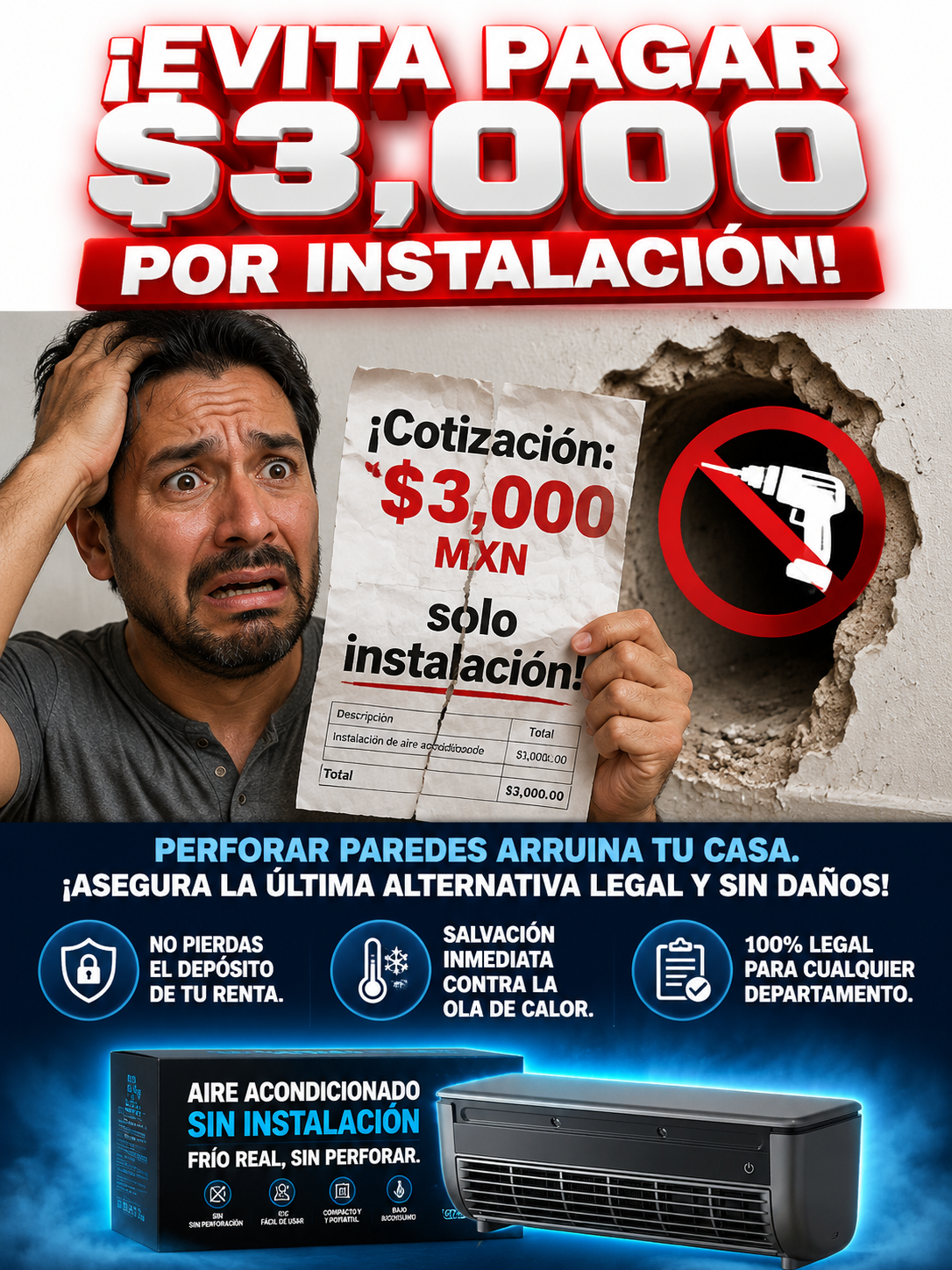 【 Zero Instalación 】Climatizador Portátil Beople: ¡Frío instantáneo sin romper muros!
