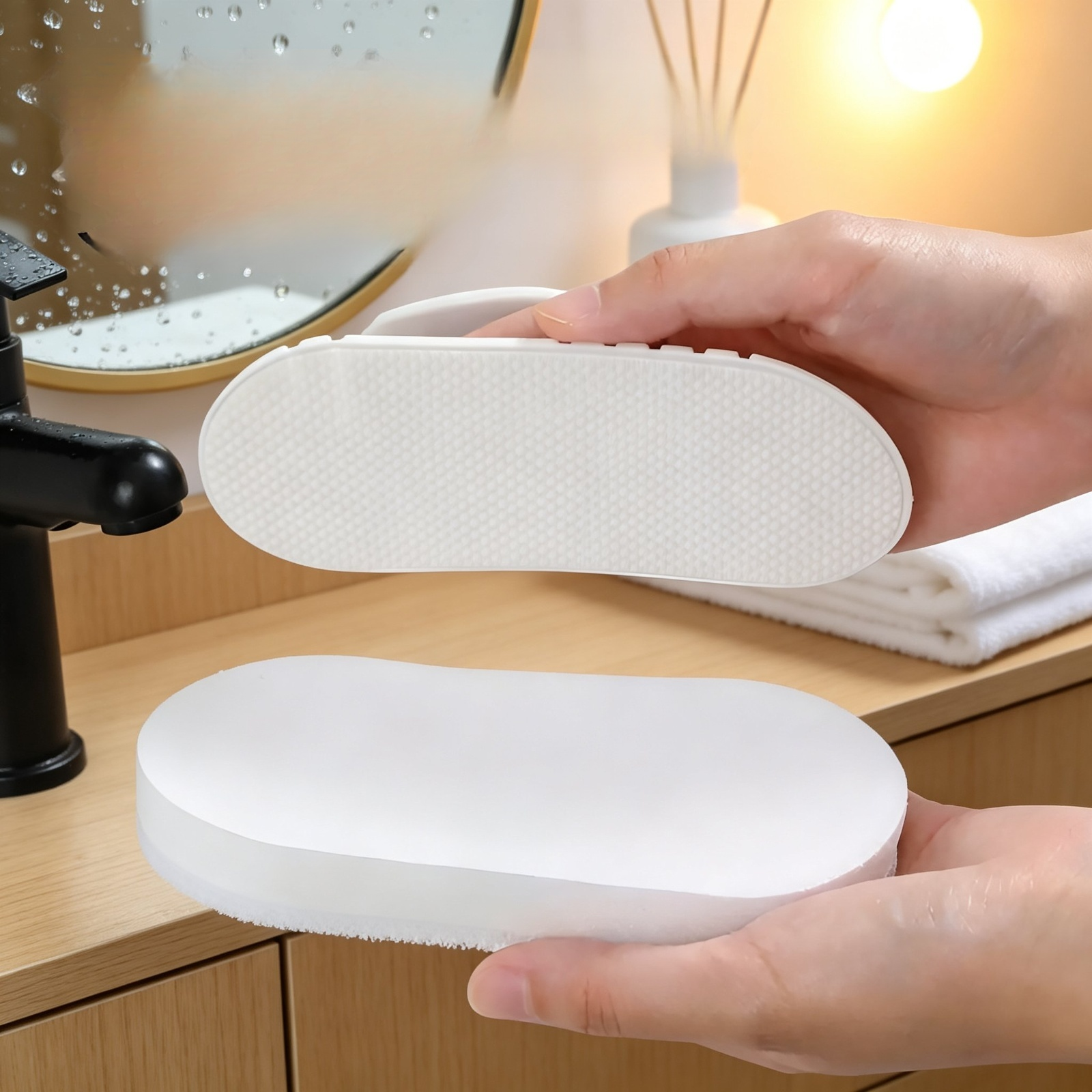 Cepillo ergonómico para limpiar encimeras