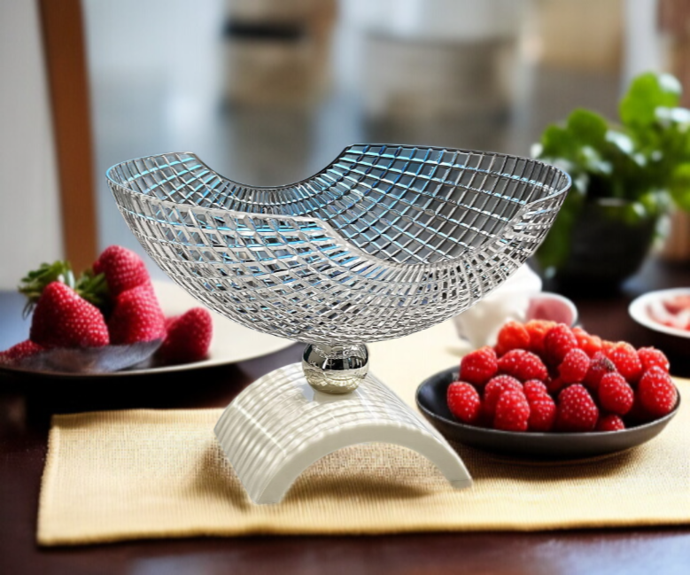 客廳透明高顏值水果盤擺放效果圖