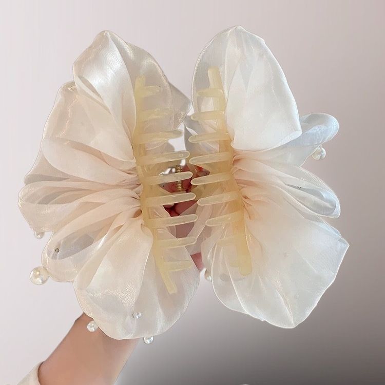 泡泡網紗珍珠鯊魚夾