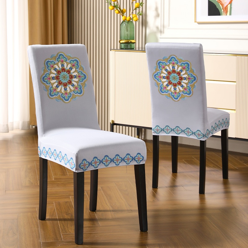 High space utilization dining chair cover Dining chair table cover Four seasons artistic flavor serv