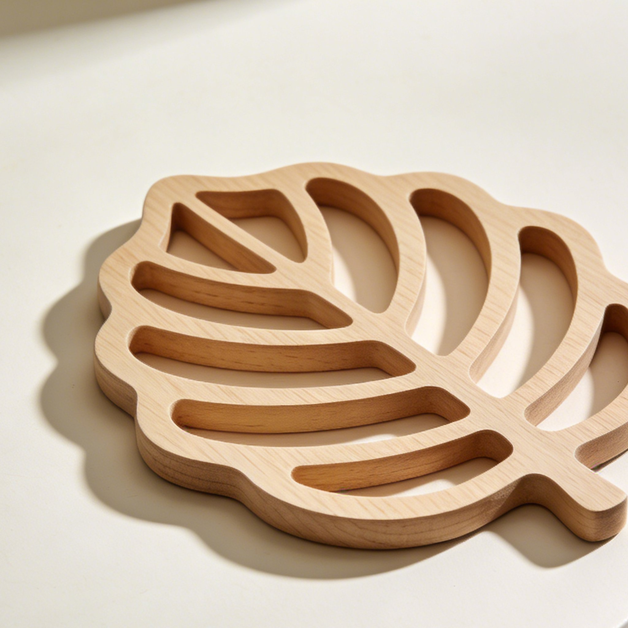 耐熱性に優れた木製鍋敷き