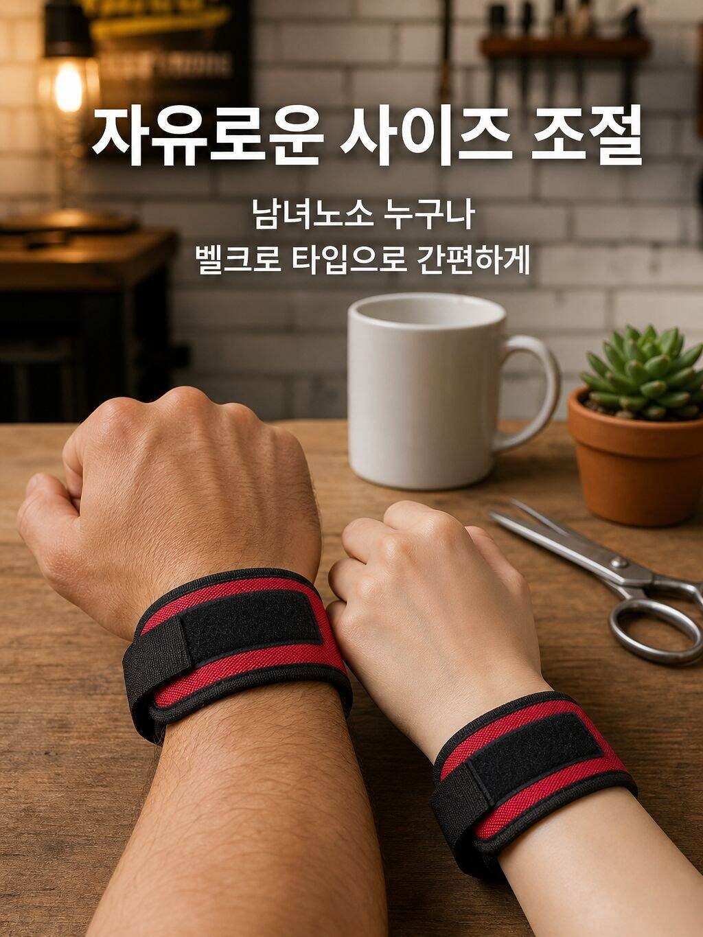 5열 강력 자석 손목 밴드 휴대용 초강력 손목 자석 밴드