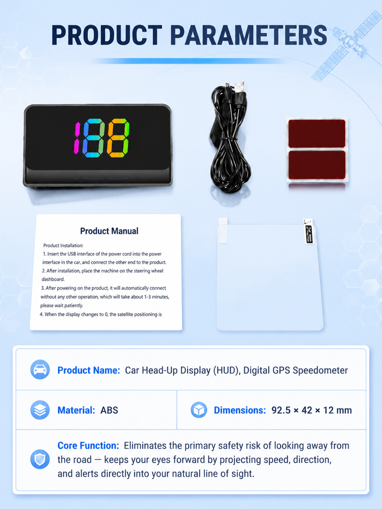 New German-made GPS multi-functional projector HUD
