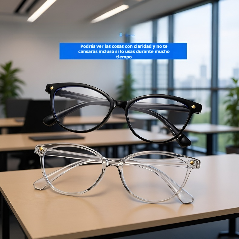 Gafas de lectura modernas de alta definición con protección contra luz azul