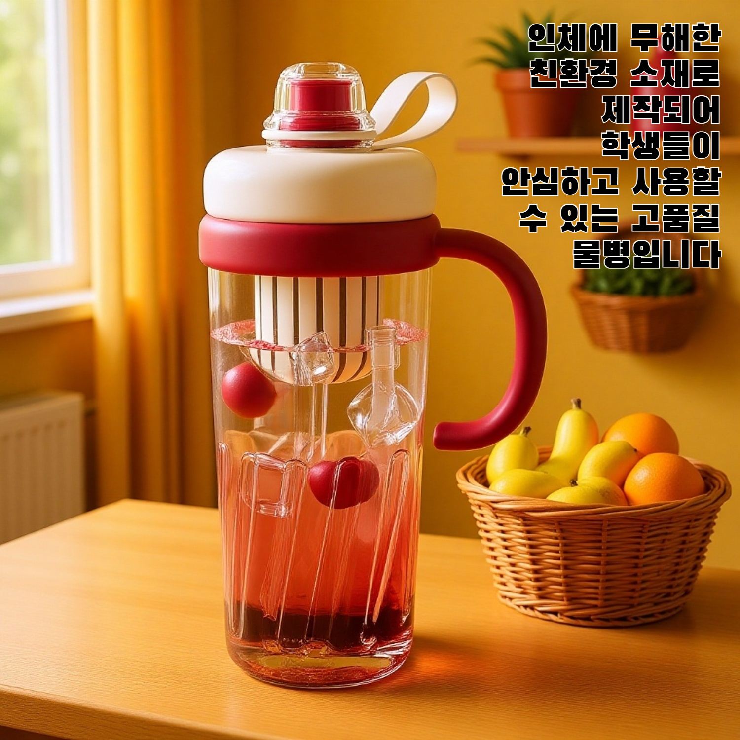 고품질 학생용 물병