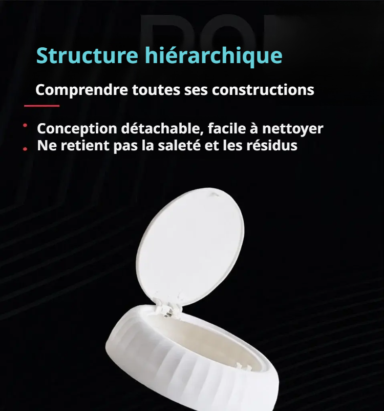 Poubelle de bureau élégante pour déchets de bureau