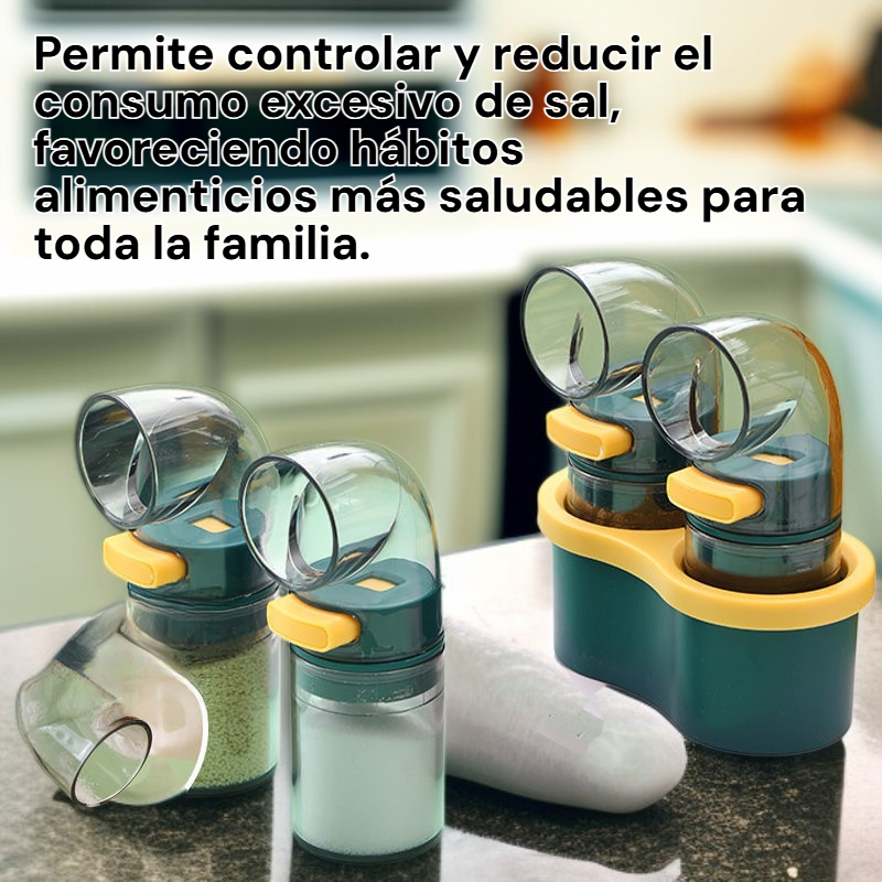 Botella dosificadora de sal