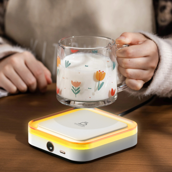Calentador de tazas eléctrico seguro para oficina