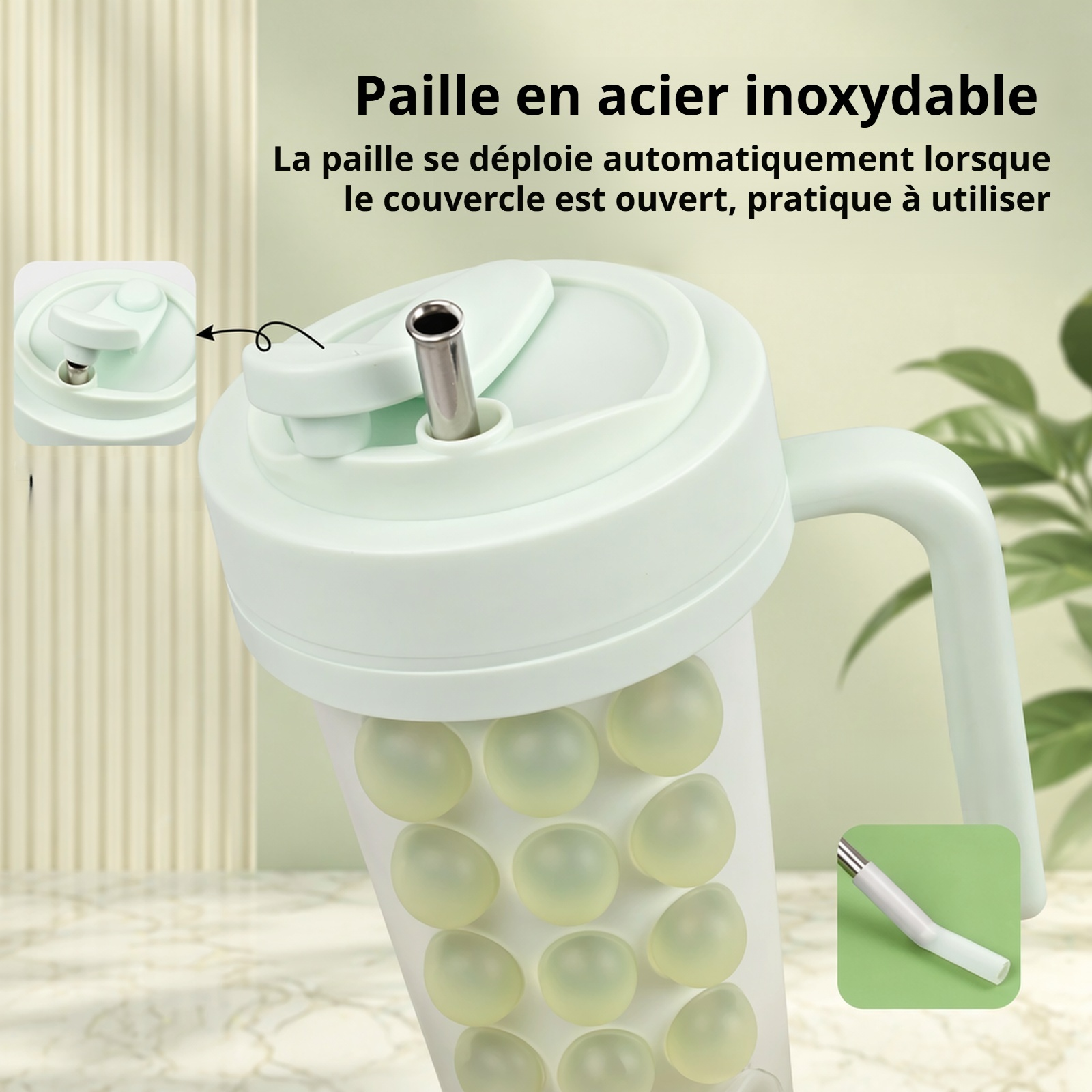 Carafe à glaçons en silicone alimentaire