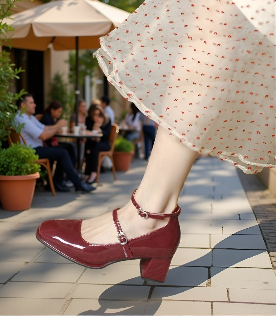 봄 신상 패션 하이힐 앞모습