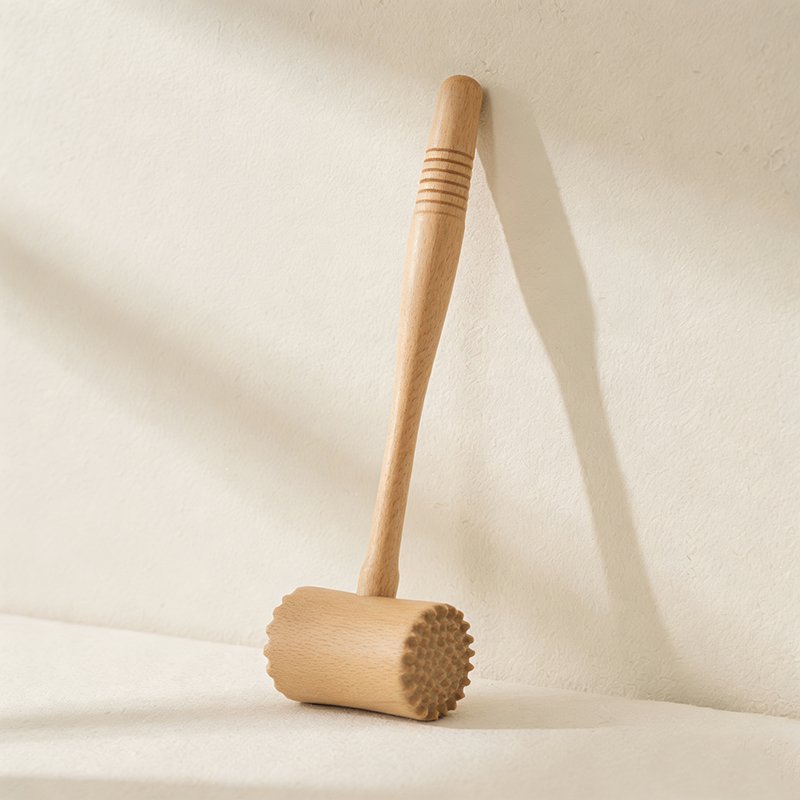 天然木製の叩き棒5本セットの全体画像