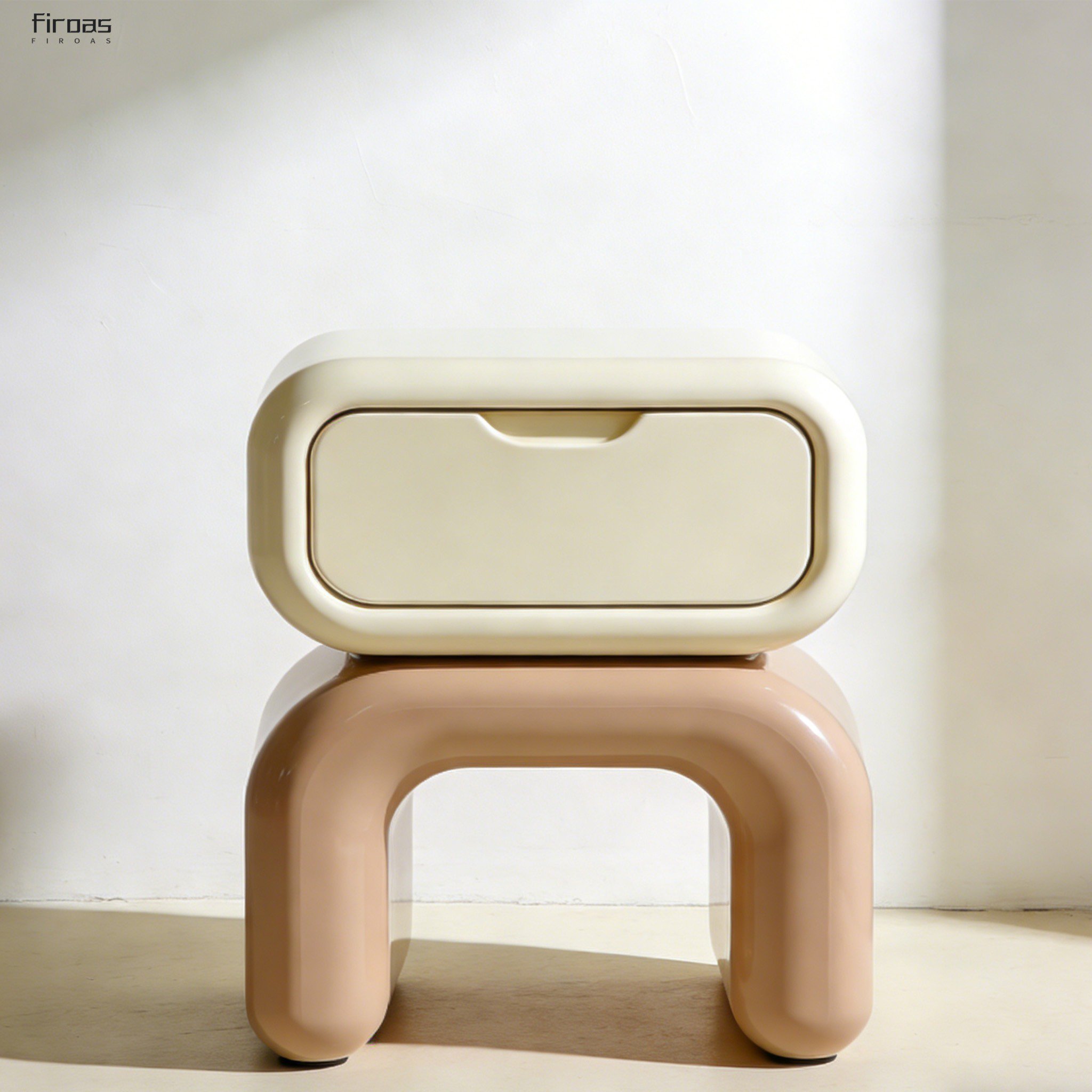 โต๊ะข้างเตียงไม้สำหรับตกแต่งห้องนอน