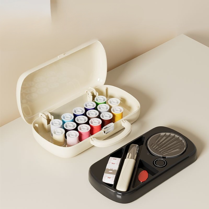 휴대용 학생 기숙사 수공예 바느질 수납함