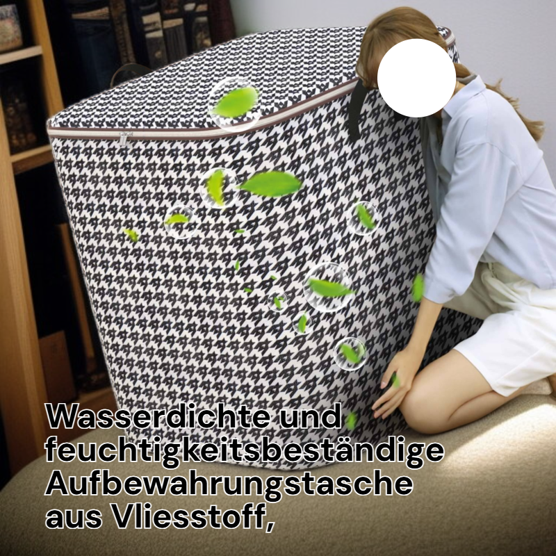 Haushalts-Vliesstoff-Aufbewahrungstasche für Bettdecken, transportfeste Verpackungstasche