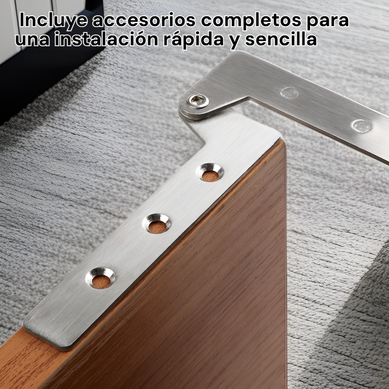 Bisagra de puerta oculta giratoria 360° con accesorios