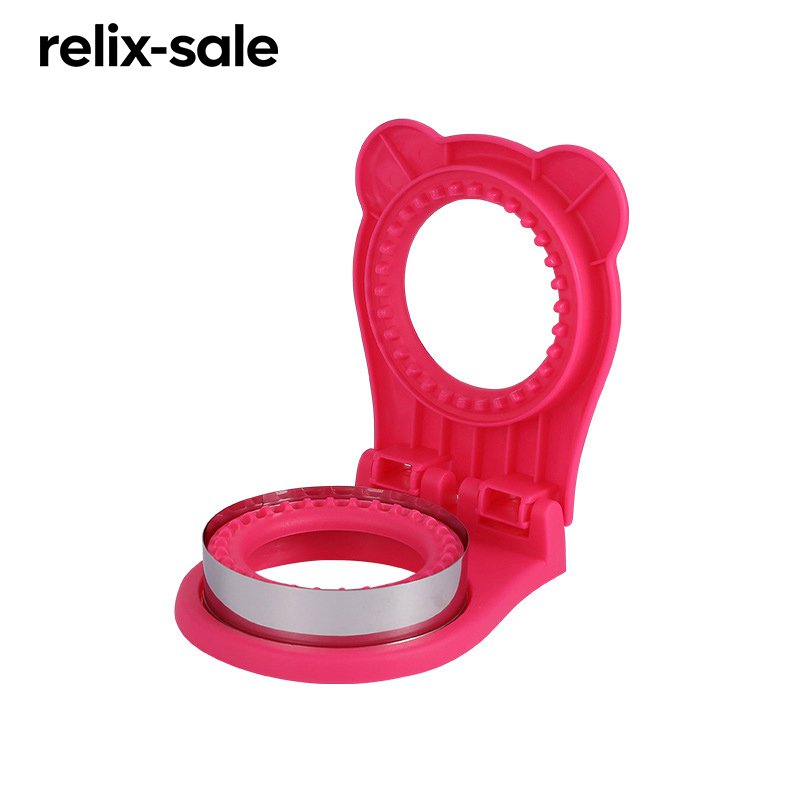 อุปกรณ์อบขนม: พิมพ์ตัดแซนวิชรูปวงกลม (ชุด 4 ชิ้น)