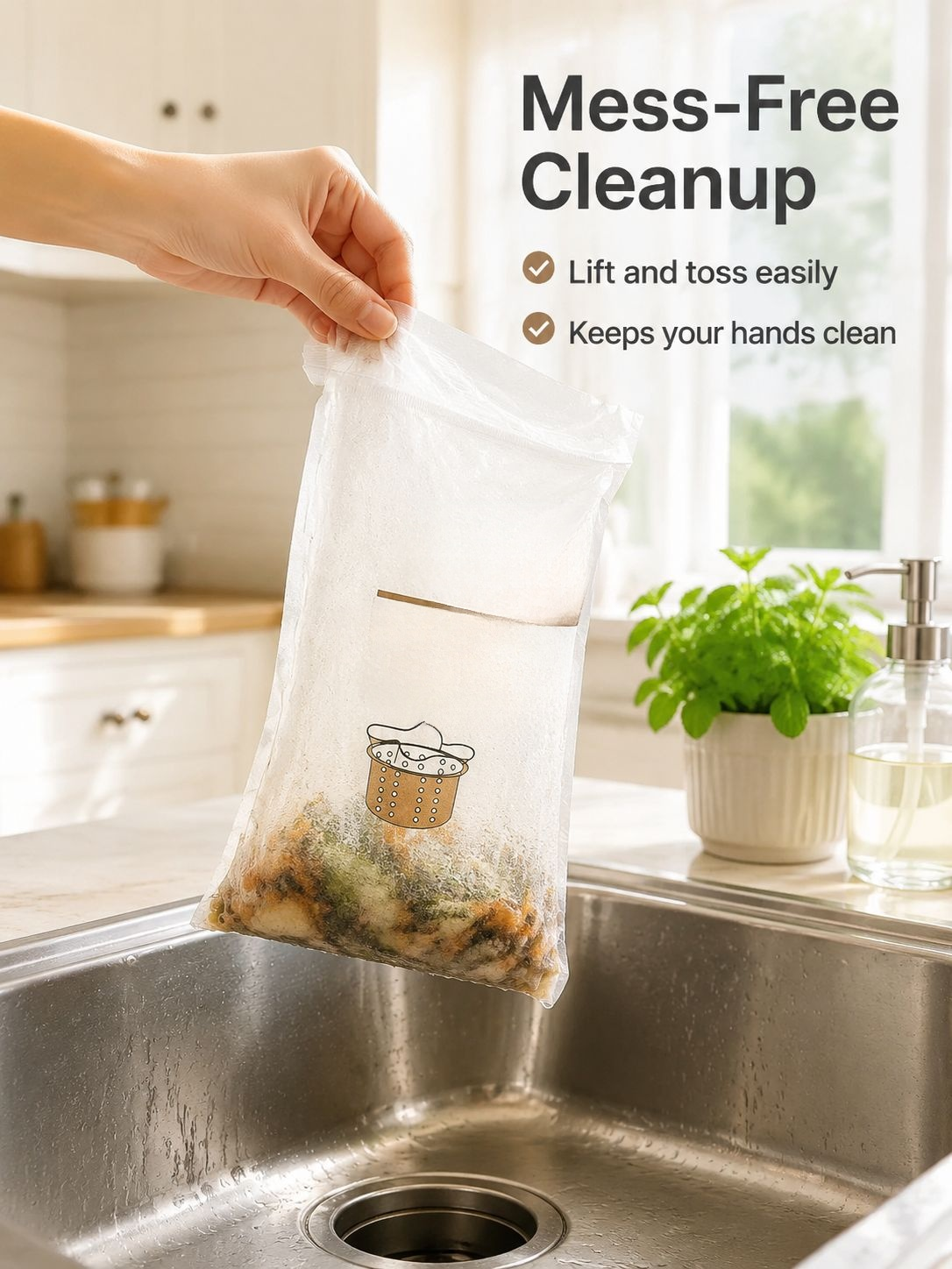Disposable Kitchen Sink Anti-Clogging Garbage Filter