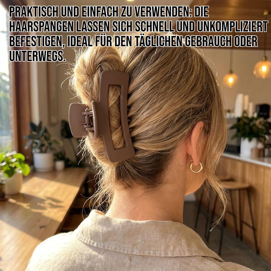 Einfaches Haarspangen-Set in verschiedenen Farben