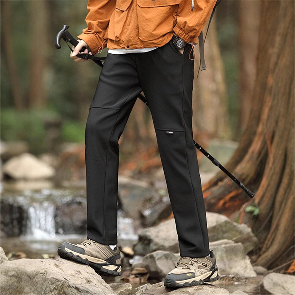 男女兼用防風ソフトシェルストレッチパンツ