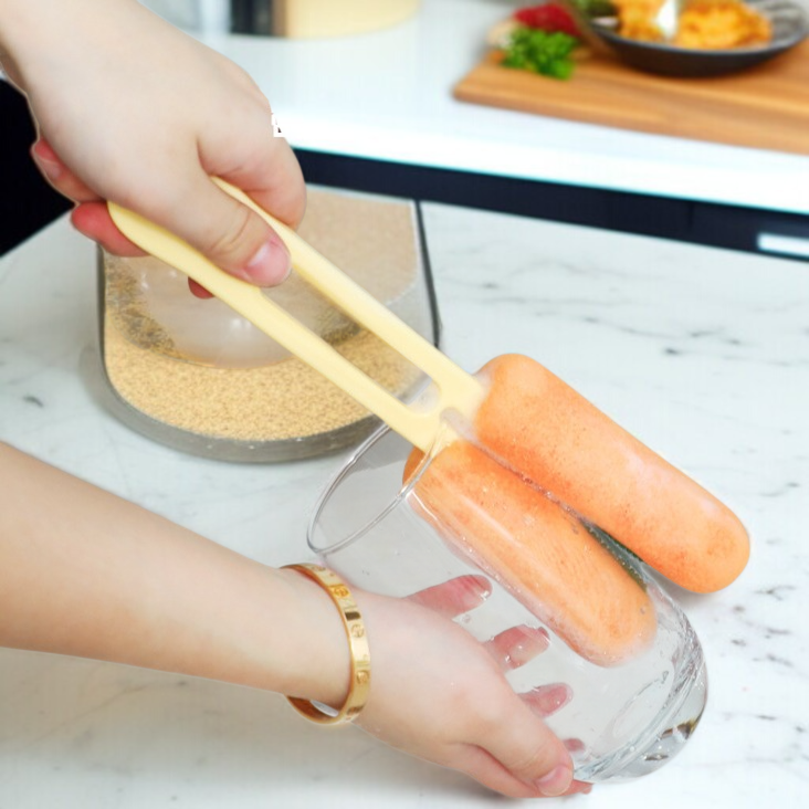 가정용 컵솔 다용도 듀얼 롱 손잡이 쿼드 원 청소솔 컵솔