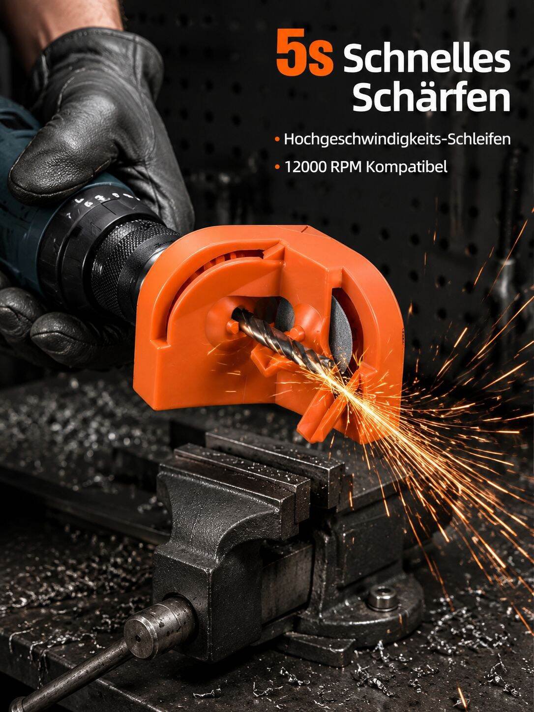 Multifunktionaler Bohrerschleifer, Bohrerschleifmaschine