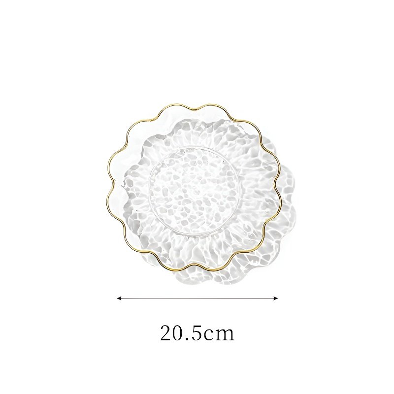 水波模様デザインヨーロッパ風フルーツプレート ケーキスタンド デザートテーブル