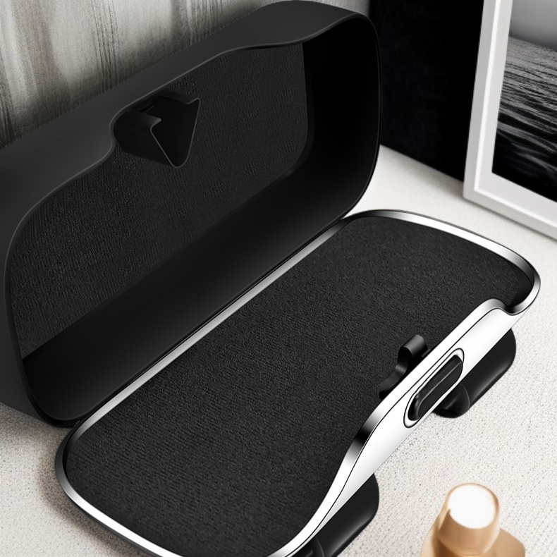 علبة تخزين النظارات الشمسية للواقي الشمسي في السيارة