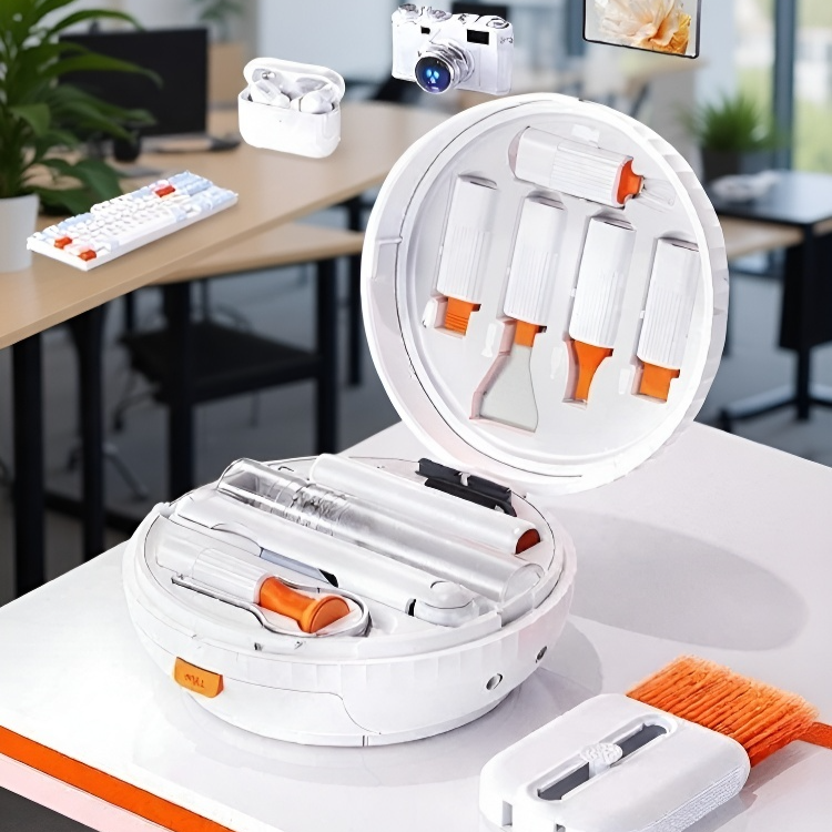 다기능 이어폰 컴퓨터 키보드 카메라 청소 펜 세트