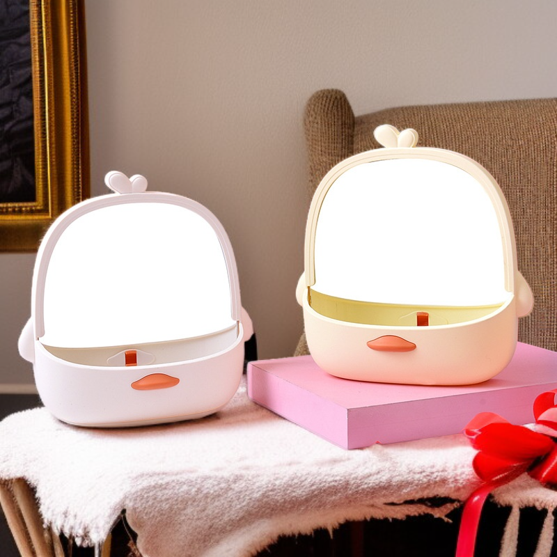 소녀심 캐릭터 데스크톱 메이크업 거울 걸 수 학생 기숙사 수납 화장 거울