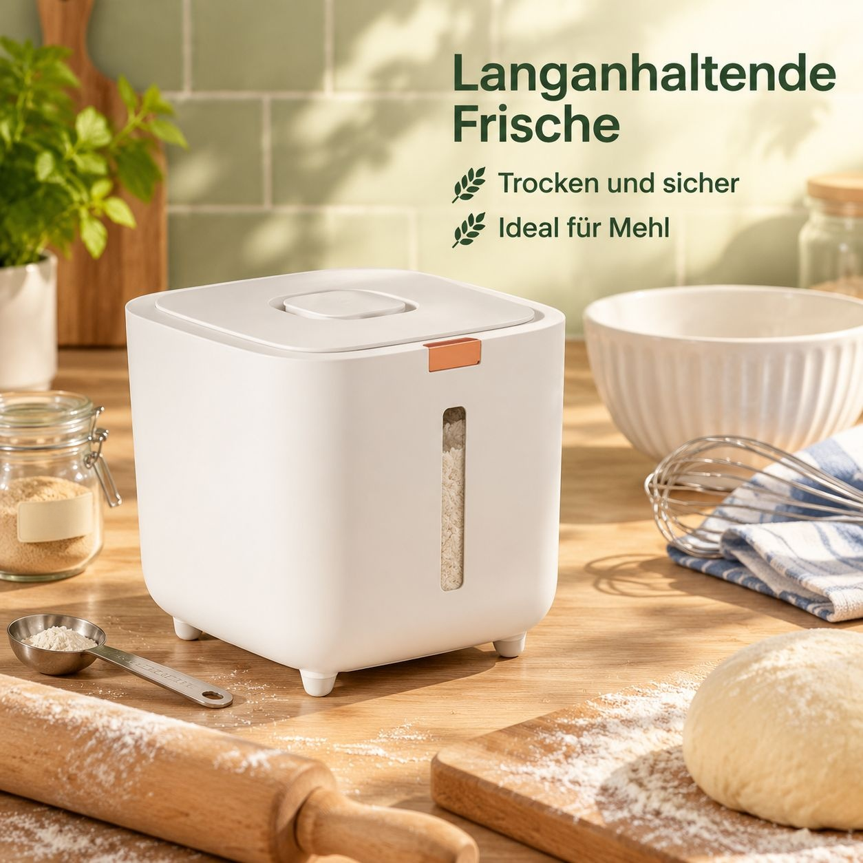 Vorratsbehälter für Reis, Mehl und trockene Lebensmittel