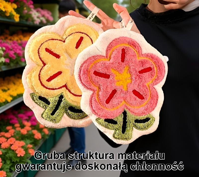 Ładny, gruby ręcznik wiszący w nowoczesnej łazience