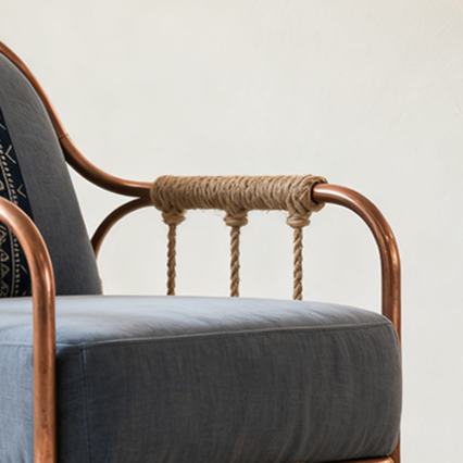 舒適單人沙發椅家居擺設