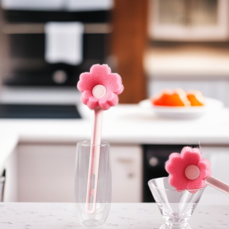 Ergonomische Blumenbürste für den Haushalt