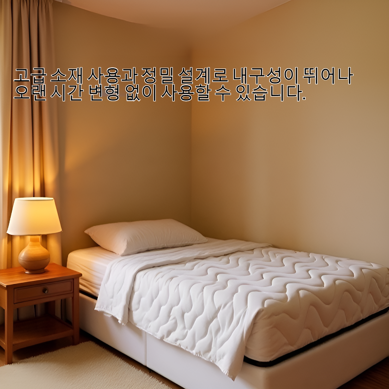 나체 수면 레벨 잠금 온도 기억 리턴 매트리스 전체 사진