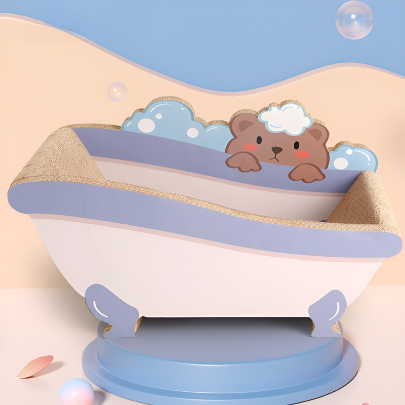  Katzensofa Kratzbadewanne aus Wellpappe