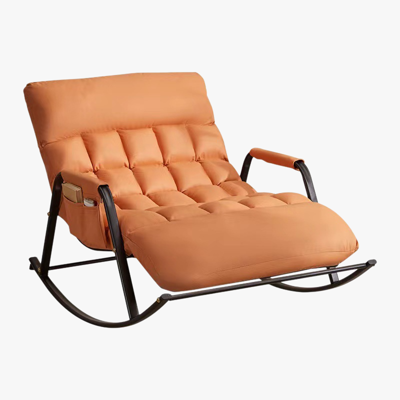 Tech Fabric Double Rocking Chair Adjustable Bedroom Leisure