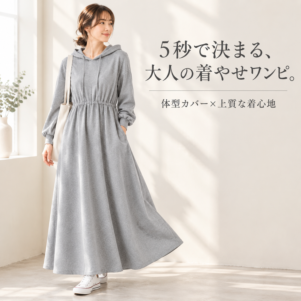 日系長袖チェック切り替え後ろリボンワンピース